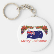 Australia Christmas Keychains