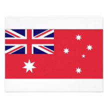Australia Civil Ensign Invitations