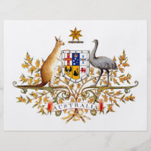 Australia Coat of Arms Custom Flyer