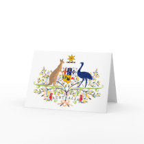 Australia Coat of Arms Greeting Card