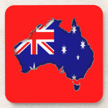 Australia Day Coaster