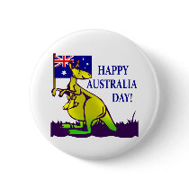 AUSTRALIA DAY T-Shirts and Gifts! Button