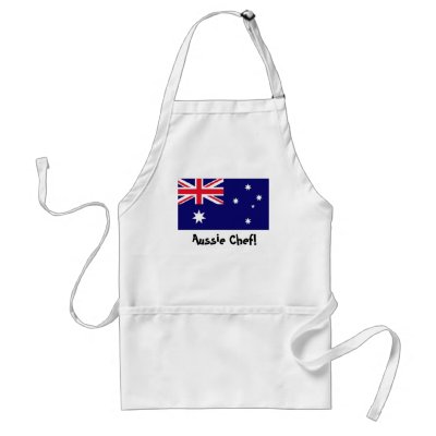 Australia flag chef apron by WorldGoods