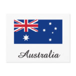 Australia Flag Design Postcards