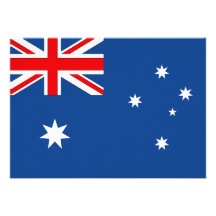 Australia Flag Personalized Invite