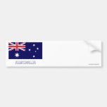 Australia Flag with Name Bumper Sticker