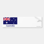 Australia Flag with Name Bumper Stickers