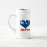 Australia Heart Beer Stein mugs
