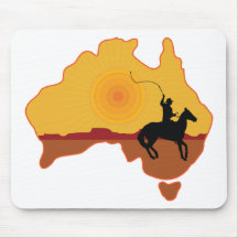 Australia Horseman Mousepad