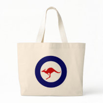 Australia kangaroo military aviation roundel bag