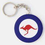 Australia kangaroo military aviation roundel key chains