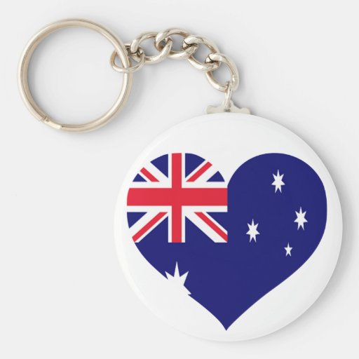 Australia Love Keychain