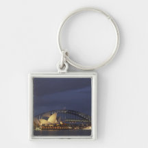 Australia, New South Wales, Sydney, Sydney Opera 3 Keychain