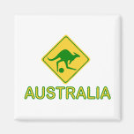Australia Soccer Kangaroo Fridge Magnets