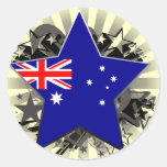Australia Star Stickers