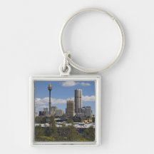 Australia, Sydney, Potts Point. Sydney skyline. Keychain