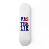 AusTraLia Text Flag Skate Board Decks