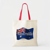 Australia Waving Flag Bags