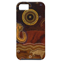 Australian Aboriginal Art Design iPhone 5 Cover