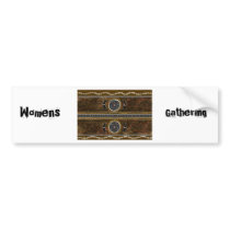Australian Aboriginal Art - Food Gathering Bumper Stickers