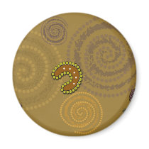 Australian Aboriginal Art  - The Gathering Magnet