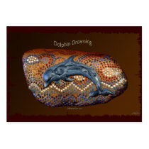 Australian Aboriginal Dolphin Art ACEO Biz Cards