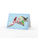 Australian birds are so pretty greeting card