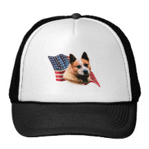 Australian Cattle Dog Flag Hats