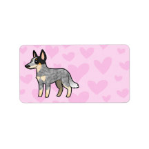Australian Cattle Dog / Kelpie Love Address Labels