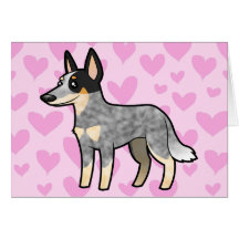 Australian Cattle Dog / Kelpie Love Cards
