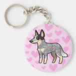 Australian Cattle Dog / Kelpie Love Key Chains