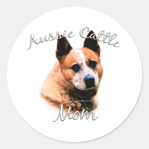 Australian Cattle Dog Mom 2 Sticker