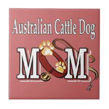 australian cattle dog mom tiles