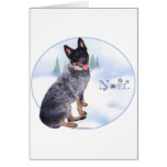 Australian Cattle Dog Noel Greeting Card