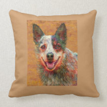 australian cattle dog pillow