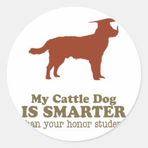 Australian Cattle Dog Round Sticker