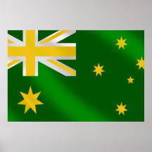 Australian flag Alternate colours - Show your styl Posters