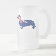 Australian Flag Dachshund Coffee Mug