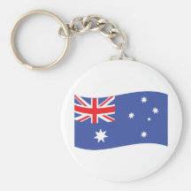 australian flag icon keychains