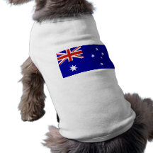 Australian flag pet t shirt