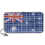 Australian flag polka dots speakers