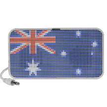 Australian flag polka dots mp3 speaker