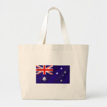 Australian flag shaded for Aussies down under Tote Bags
