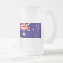 Australian flag shaded for Aussies down under Mug