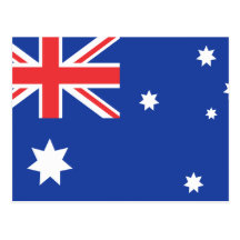 Australian Flag T-shirts and Gifts Post Card