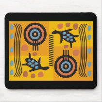 Australian Folk Art Sea Turtles Mouse Mat