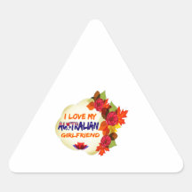 Australian Girlfriend designs Sticker