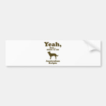 Australian Kelpie Bumper Sticker