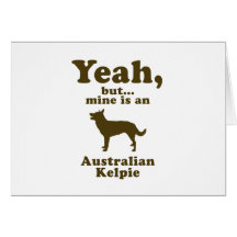 Australian Kelpie Card