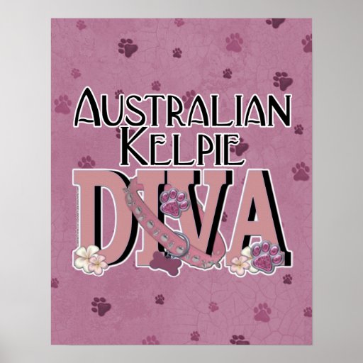 Australian Kelpie DIVA Poster